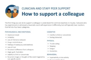 How to Support a Colleague