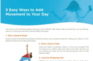 5 Easy Ways to Add Movement to Your Day Screenshot